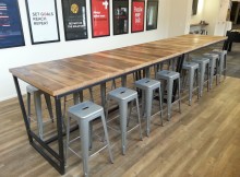 Industrial Console Table