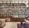Industrial library shelves