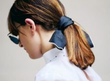 woman wearing scarf in her hair
