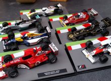 collection of f1 car models