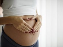 picture of a pregnant woman belly