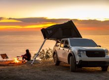 peolpe camping